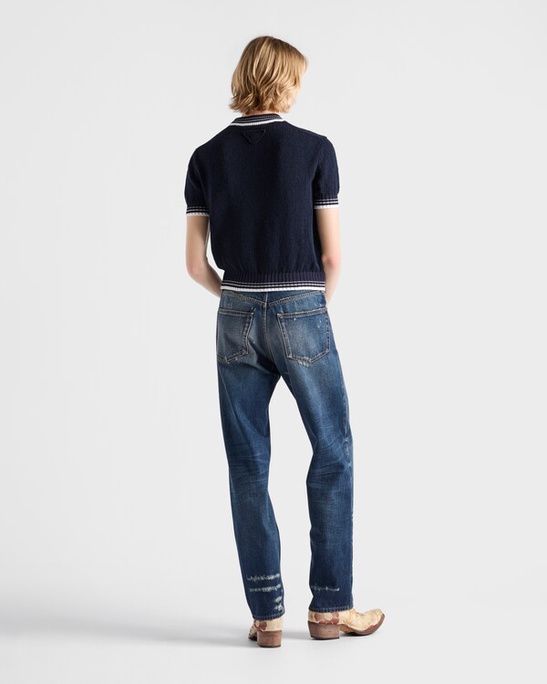 Shetland wool crew-neck sweater Shetland wool crew-neck sweater