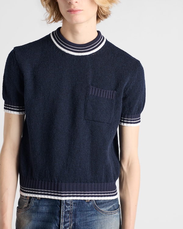 Shetland wool crew-neck sweater Shetland wool crew-neck sweater