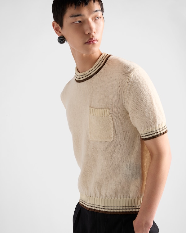 Shetland wool crew-neck sweater Shetland wool crew-neck sweater