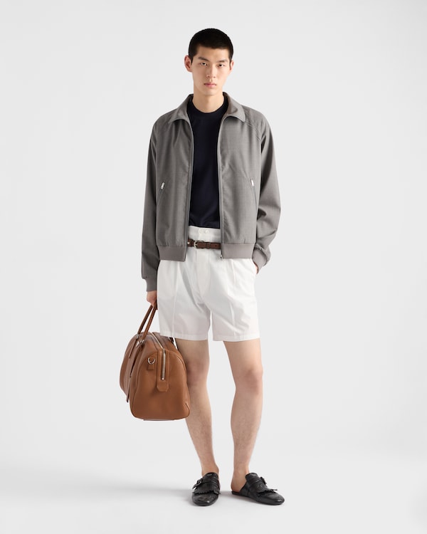 Short-sleeved cashmere and silk sweater Short-sleeved cashmere and silk sweater