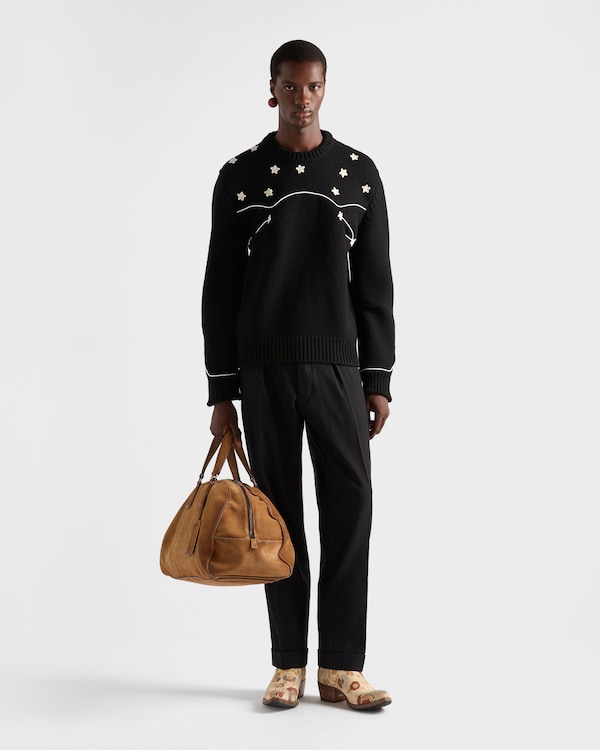 Oversized Shetland wool sweater Oversized Shetland wool sweater