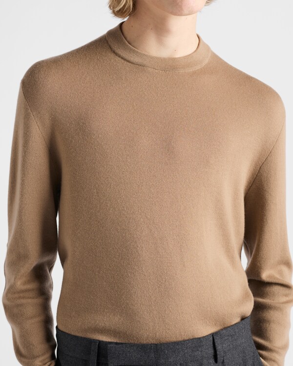 Pull à col rond en cachemire Pull à col rond en cachemire