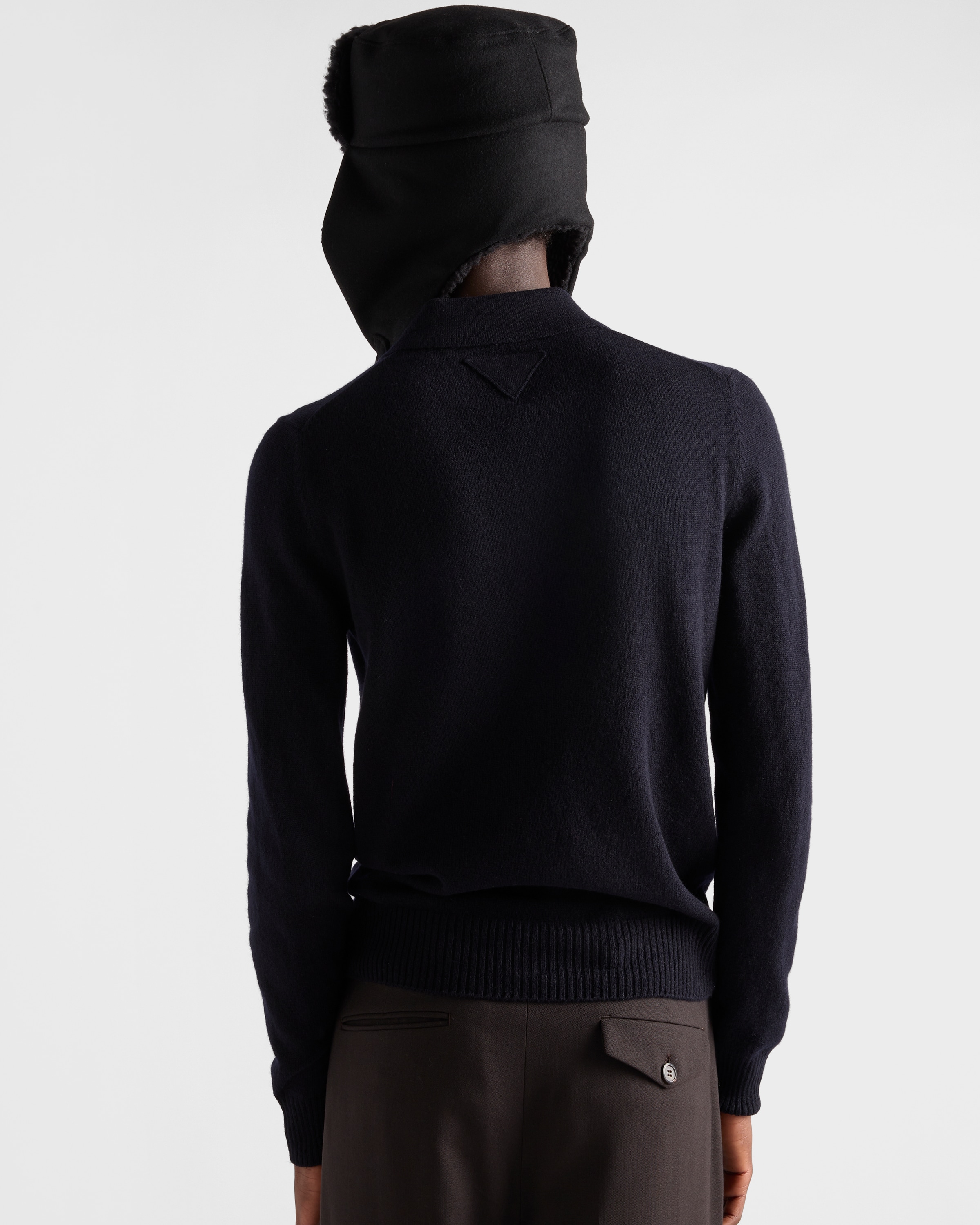Cashmere polo shirt