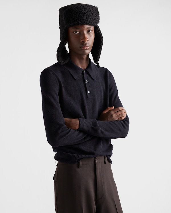 Cashmere polo shirt Cashmere polo shirt