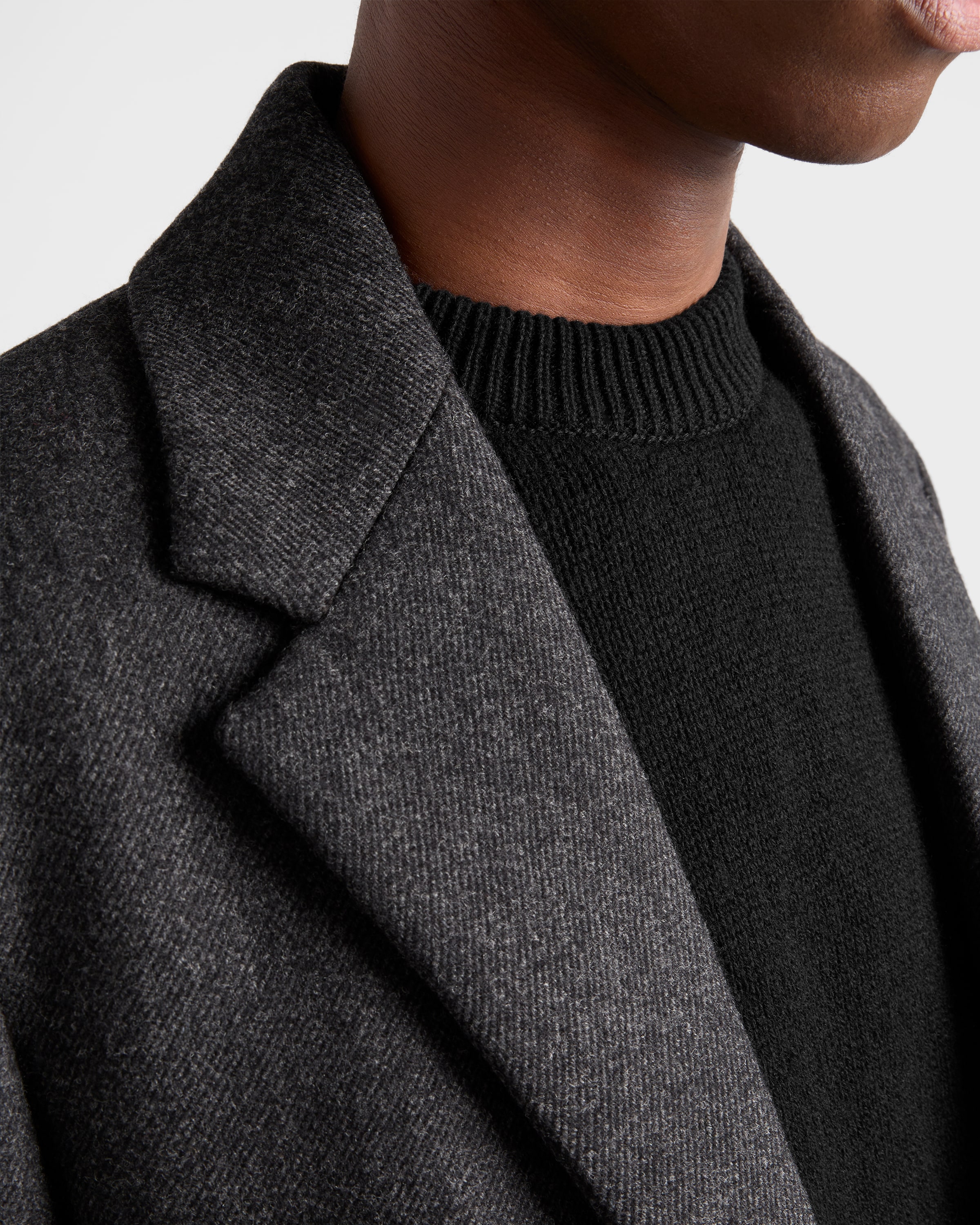 Prada Cashmere And Silk Crew-neck Sweater In Black