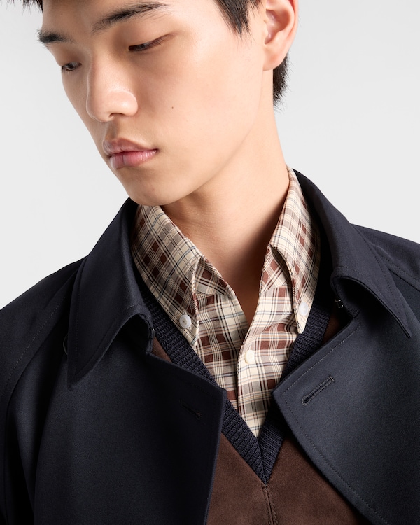 Superfine wool and suede sweater Superfine wool and suede sweater