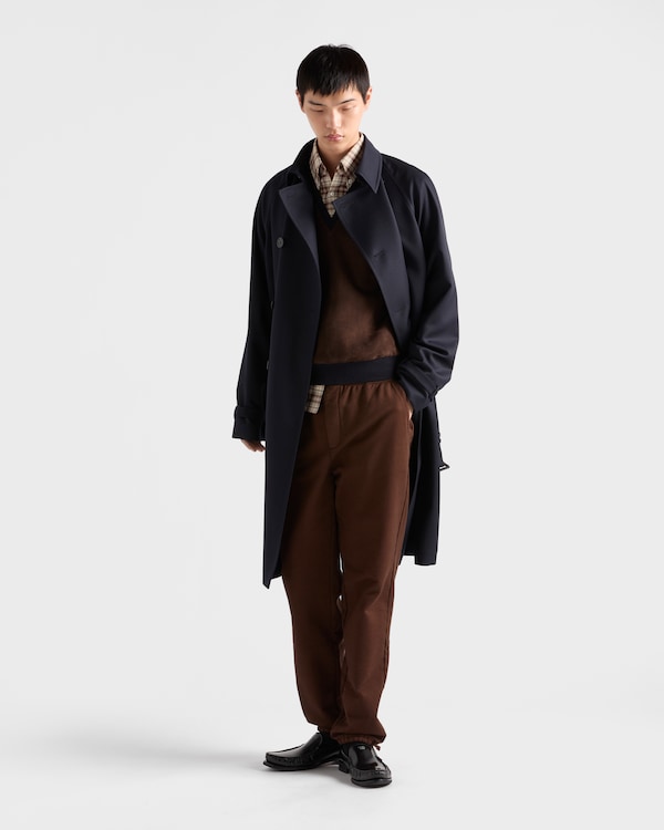 Superfine wool and suede sweater Superfine wool and suede sweater