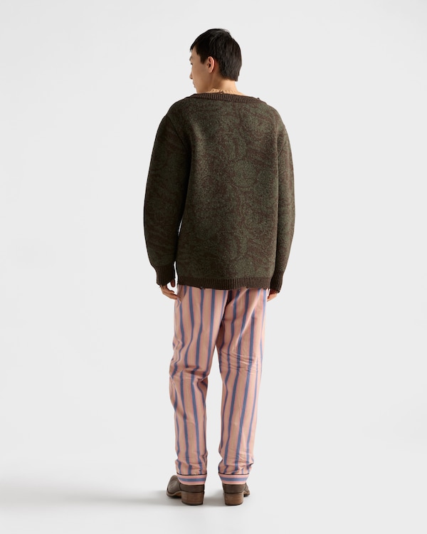 Pull à large col en laine Shetland Pull à large col en laine Shetland