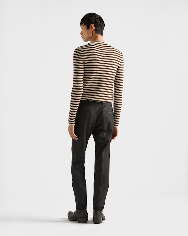 Superfine wool crew-neck sweater Superfine wool crew-neck sweater