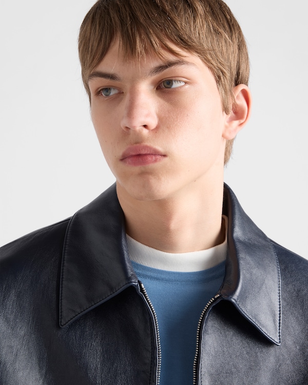 Pull à col rond en laine extra fine - Bleu Aviateur Pull à col rond en laine extra fine - Bleu Aviateur