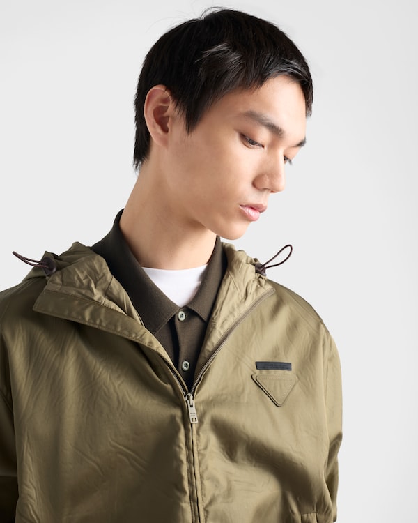 Jersey de polo de lana superfina con mangas largas - Verde Militar Jersey de polo de lana superfina con mangas largas - Verde Militar