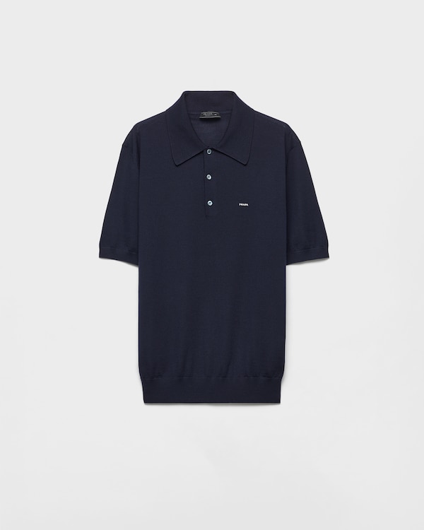 Superfine wool polo shirt Superfine wool polo shirt
