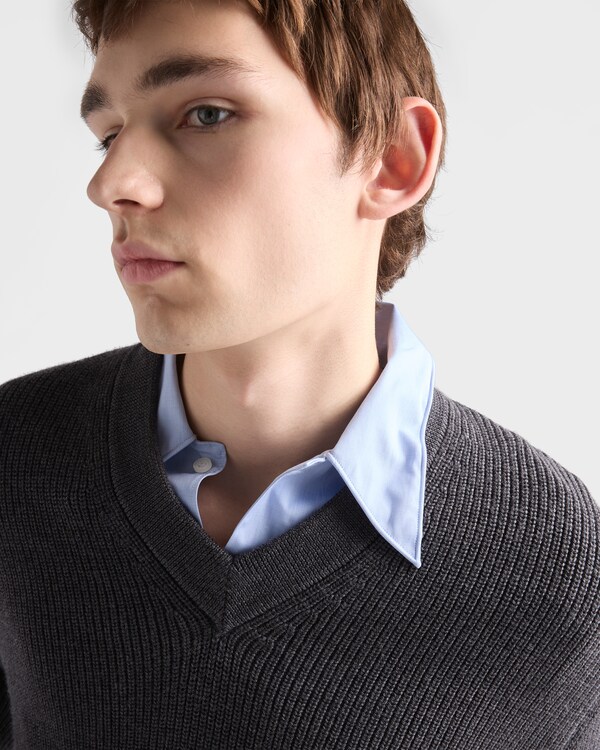 Wool V-neck sweater Wool V-neck sweater