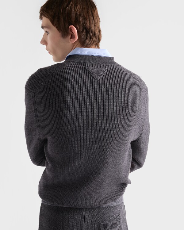 Wool V-neck sweater Wool V-neck sweater