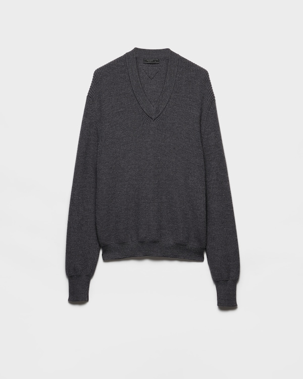 Wool V-neck sweater Wool V-neck sweater