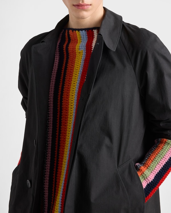 フリンジ マルチカラー ウール セーター - マルチカラー フリンジ マルチカラー ウール セーター - マルチカラー