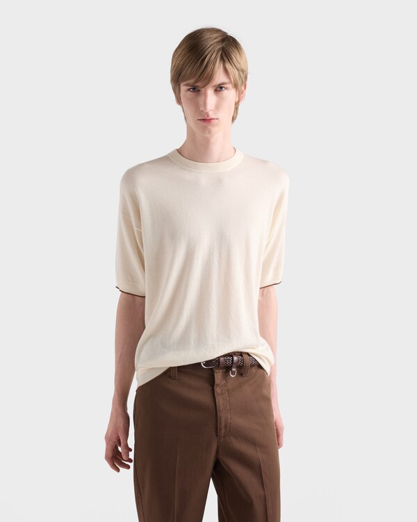 Cashmere crew-neck sweater - Natural Cashmere crew-neck sweater - Natural