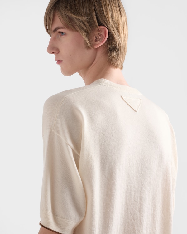 Cashmere crew-neck sweater - Natural Cashmere crew-neck sweater - Natural