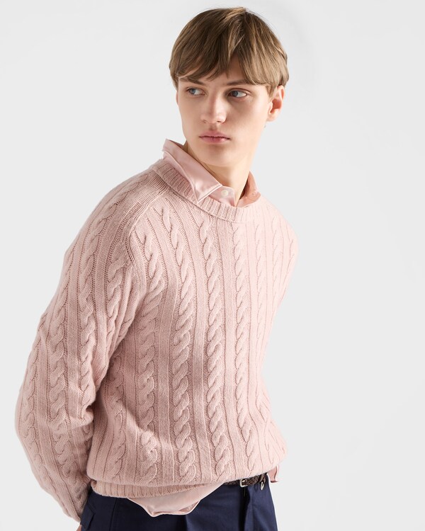 Pull à col rond en laine et cachemire - Opale Pull à col rond en laine et cachemire - Opale