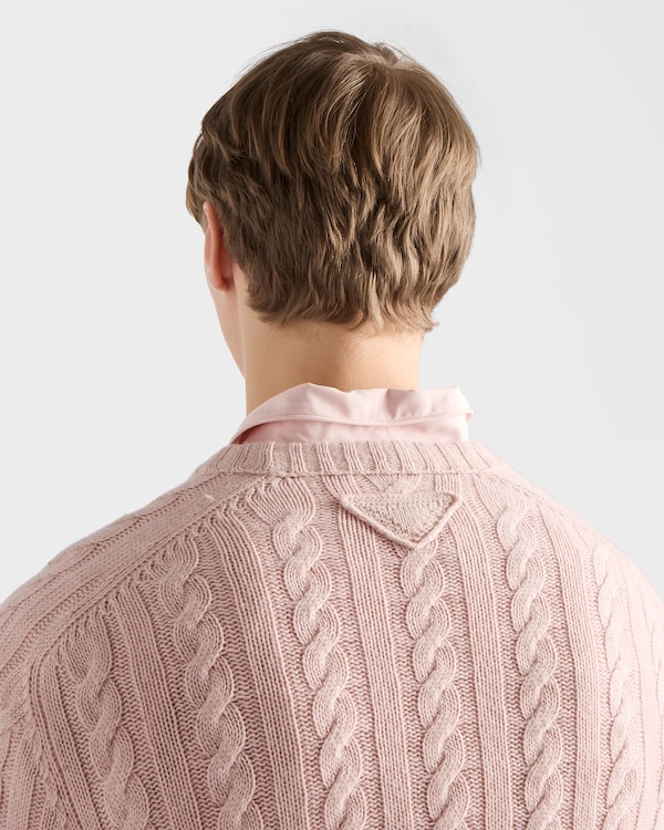 Pull à col rond en laine et cachemire - Opale Pull à col rond en laine et cachemire - Opale