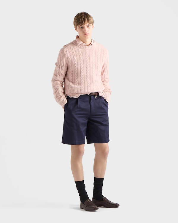 Pull à col rond en laine et cachemire - Opale Pull à col rond en laine et cachemire - Opale