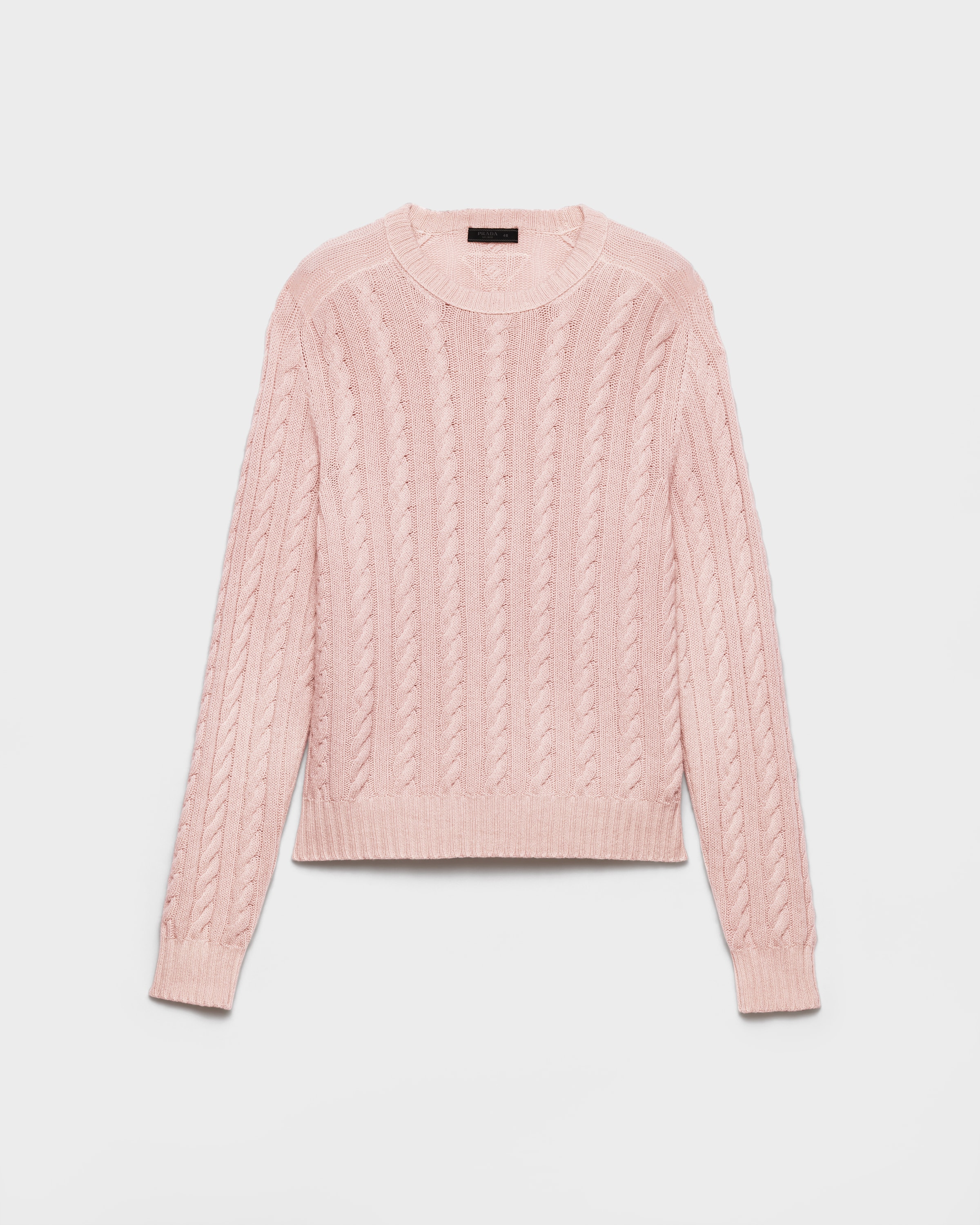 Wool and cashmere crew-neck sweater