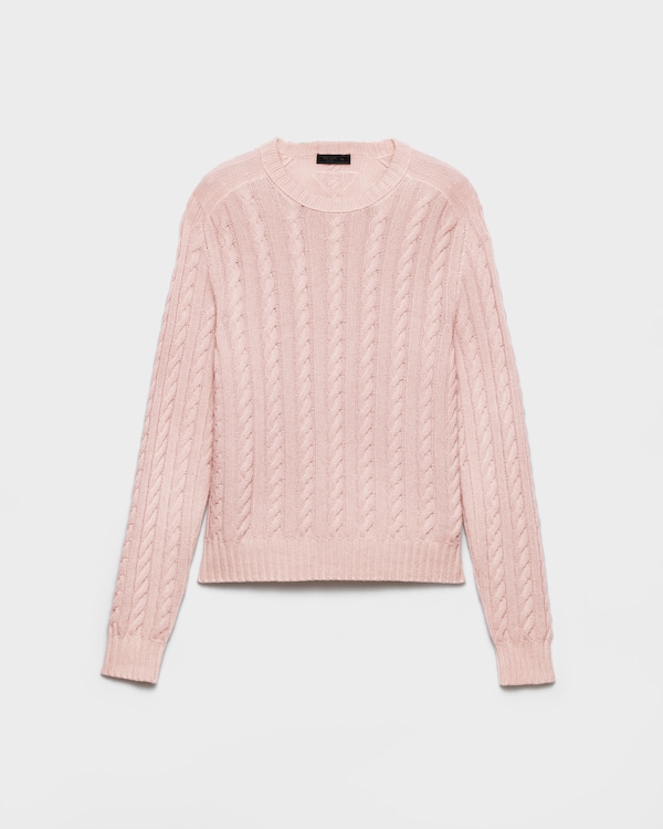 Pull à col rond en laine et cachemire - Opale Pull à col rond en laine et cachemire - Opale