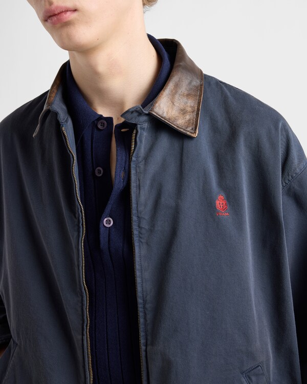 Cashmere and silk polo shirt - Navy Cashmere and silk polo shirt - Navy