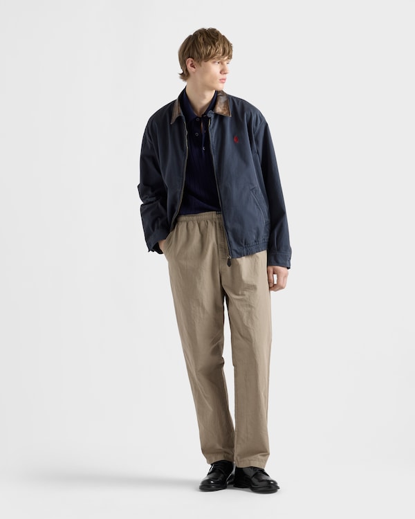 Cashmere and silk polo shirt - Navy Cashmere and silk polo shirt - Navy