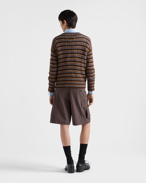 Shetland wool boat neck sweater - Rust Shetland wool boat neck sweater - Rust