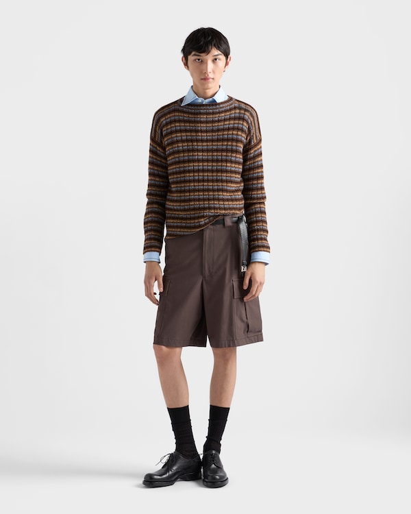 Shetland wool boat neck sweater - Rust Shetland wool boat neck sweater - Rust