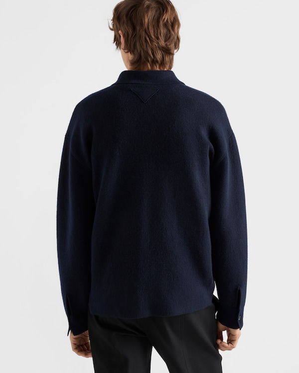 Cashmere polo shirt - Navy Cashmere polo shirt - Navy