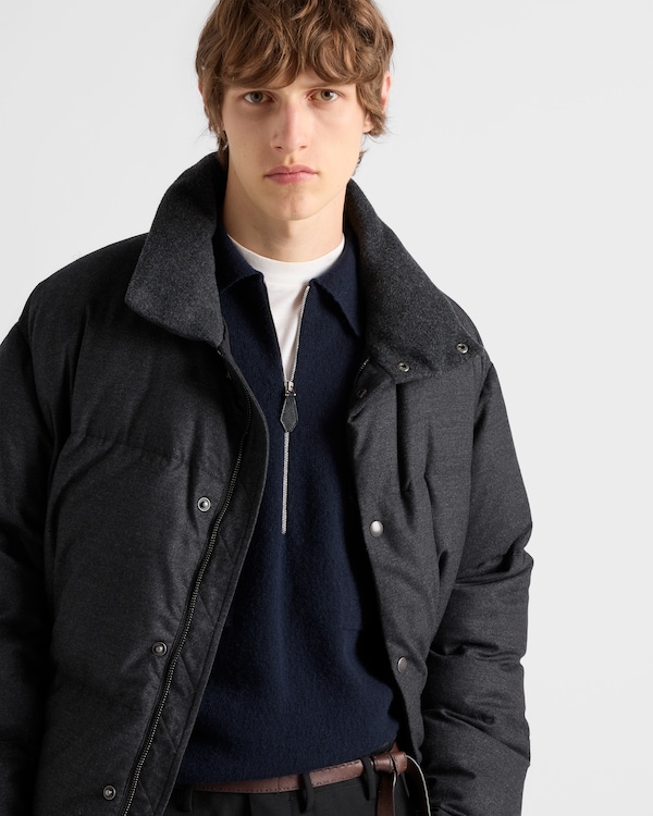 Cashmere polo shirt - Navy Cashmere polo shirt - Navy