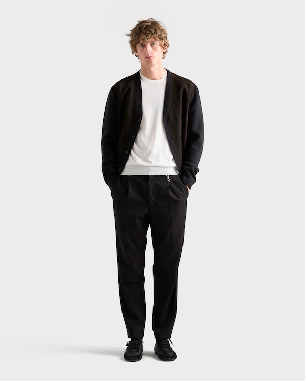Silk and cotton crew-neck sweater - Chalk White Silk and cotton crew-neck sweater - Chalk White