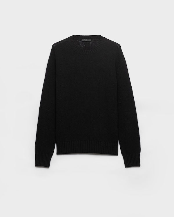 Wool and cashmere crew-neck sweater - Black Wool and cashmere crew-neck sweater - Black