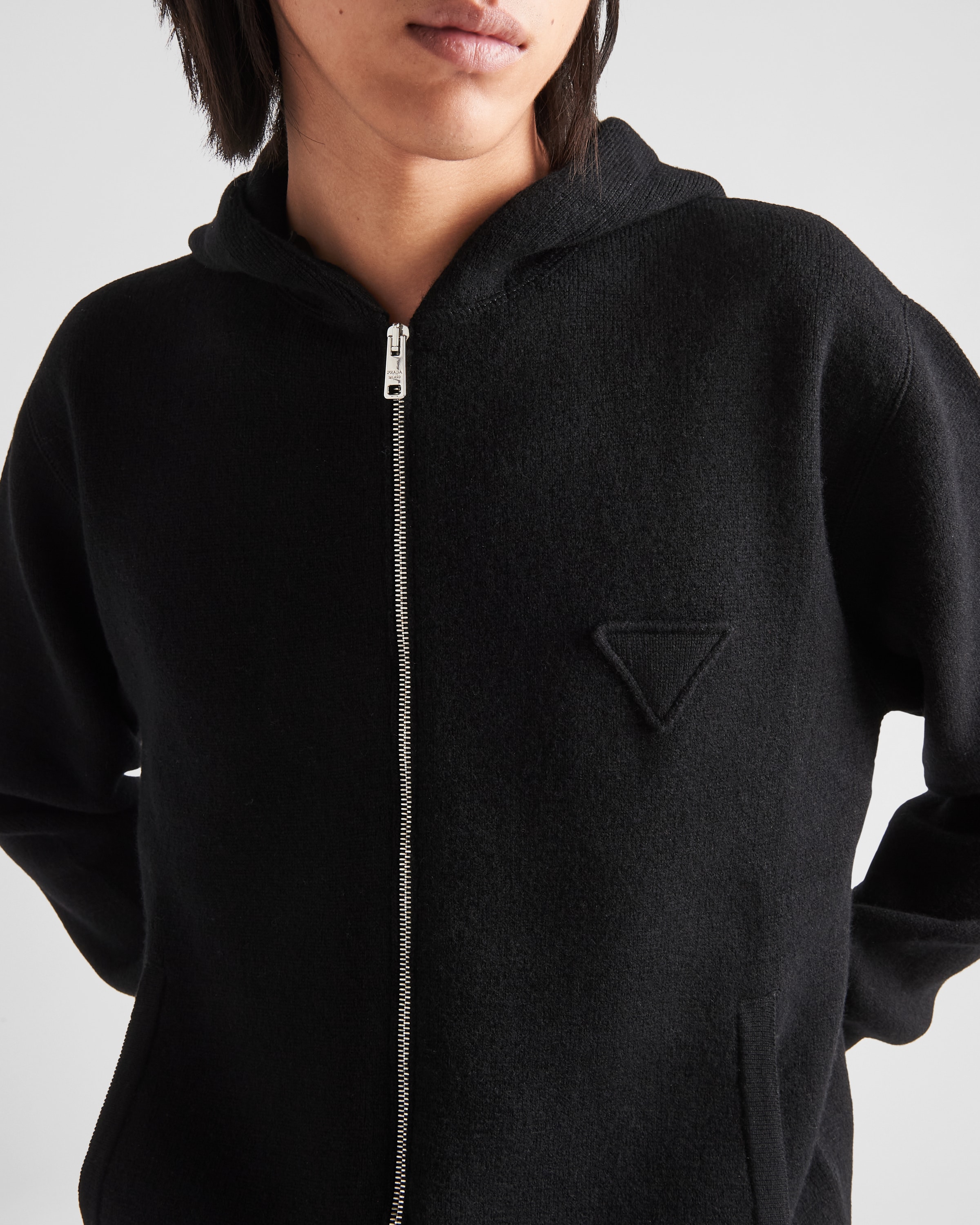 Black Cashmere Cardigan | PRADA