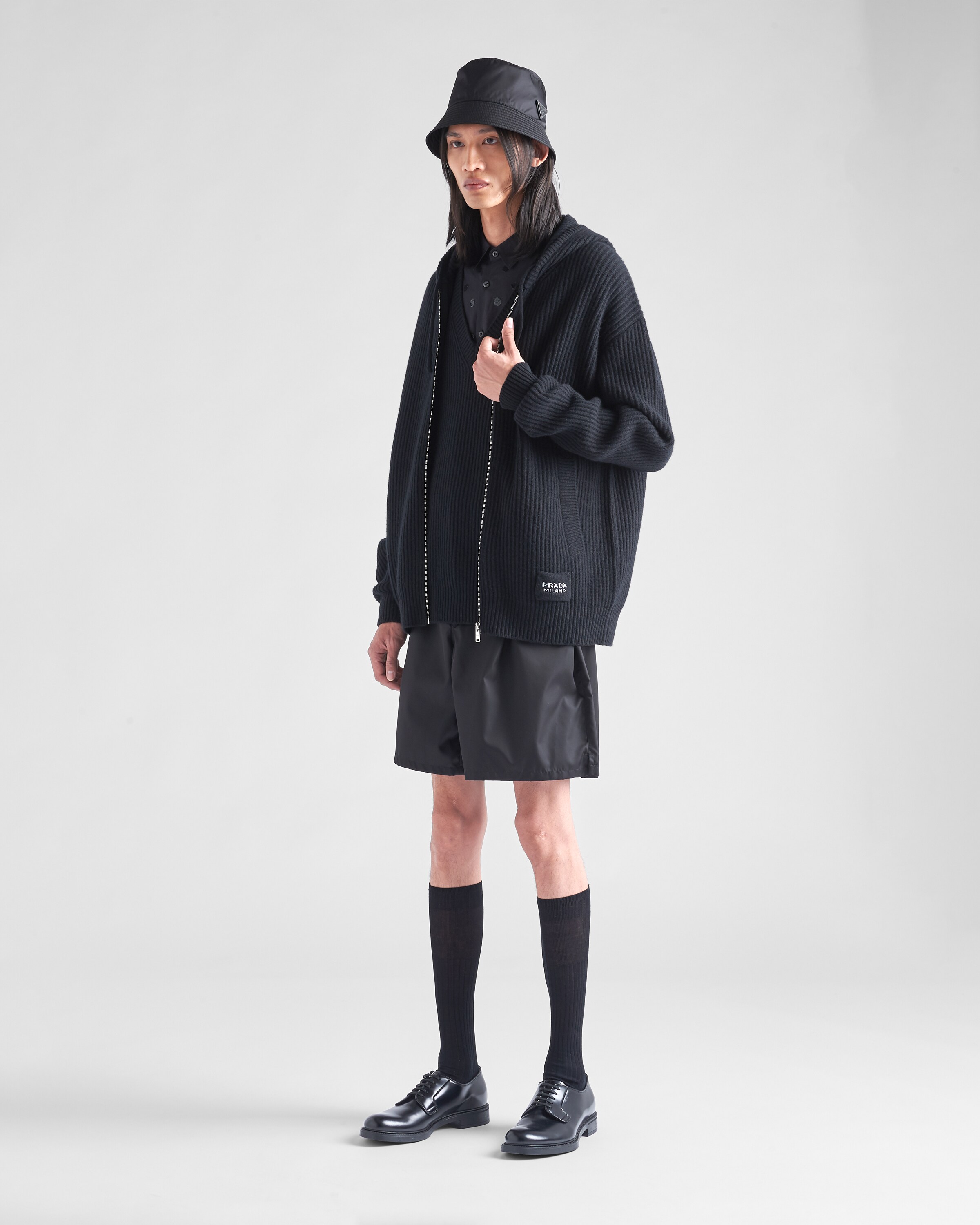 Prada zip up store sweater