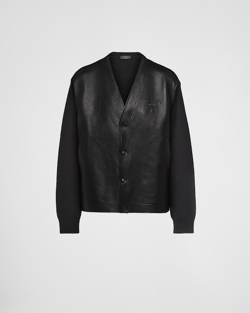 Prada Cashmere and leather cardigan 1