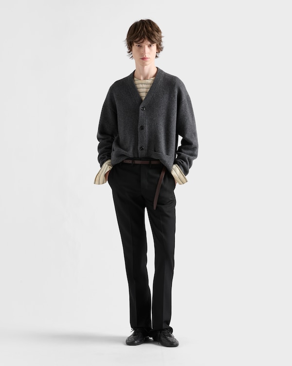Re-Cashmere cardigan - Slate Gray Re-Cashmere cardigan - Slate Gray