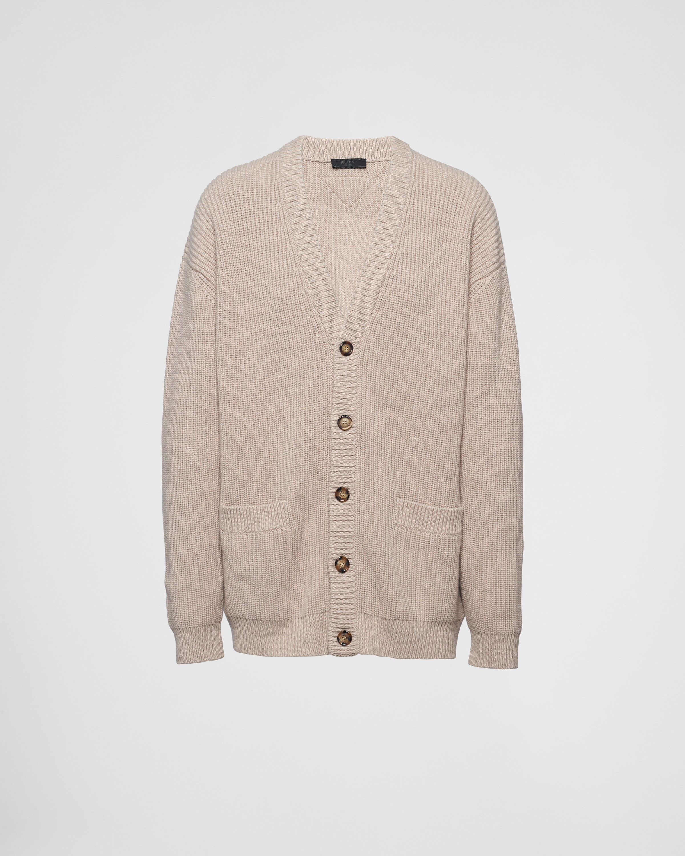 PRADA | Cashmere Beige Cardigan Sand