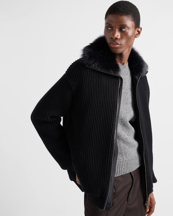 Wool and cashmere cardigan Wool and cashmere cardigan