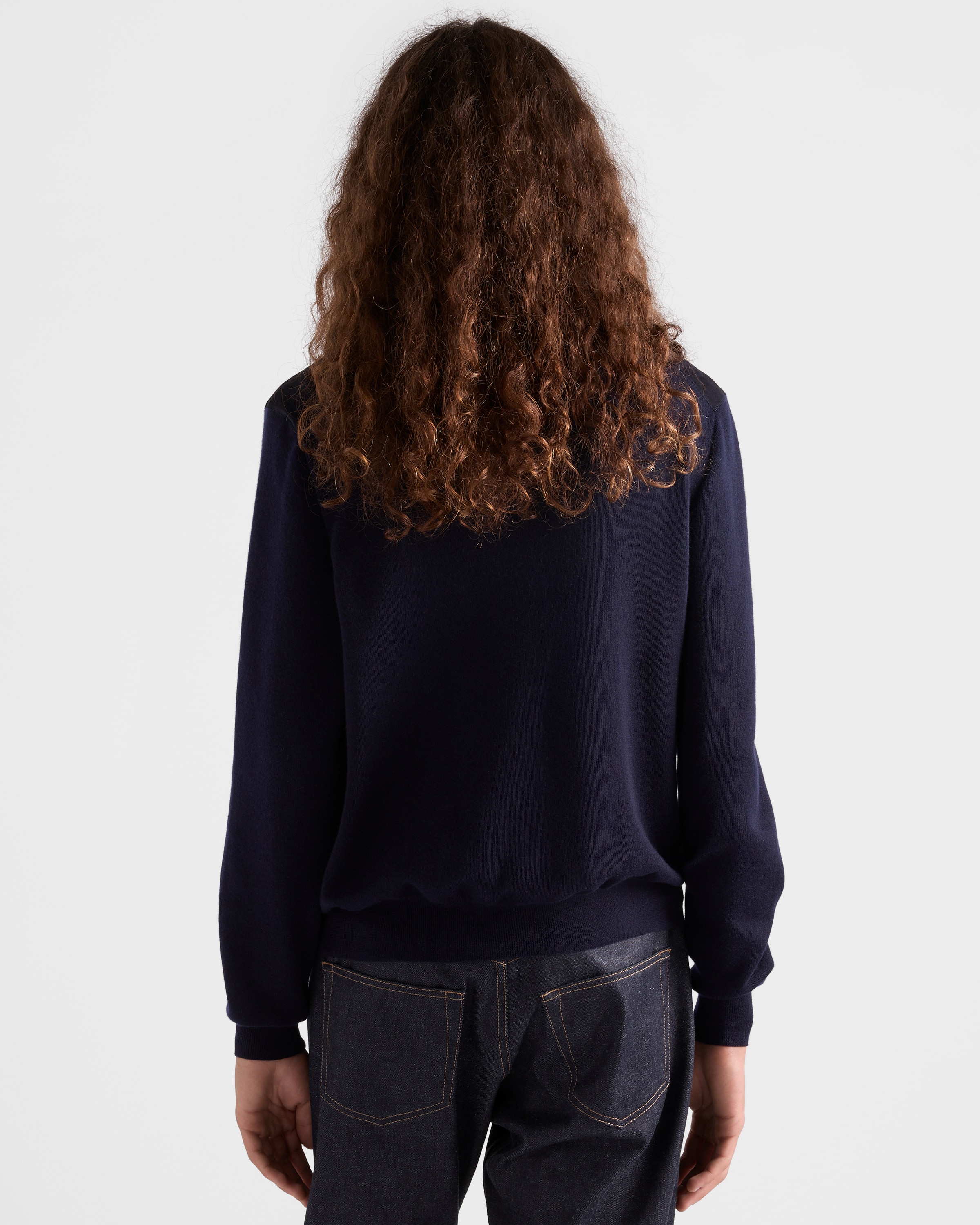 Cashmere zipper cardigan