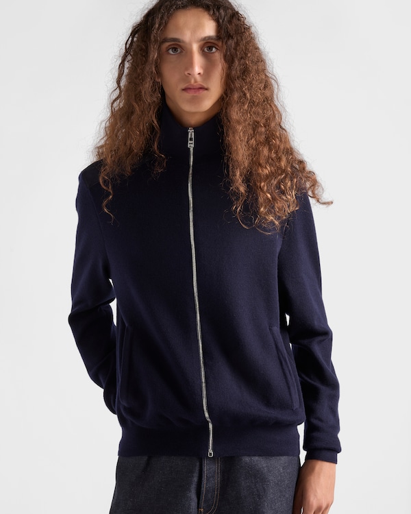Cardigan zippé en cachemire Cardigan zippé en cachemire