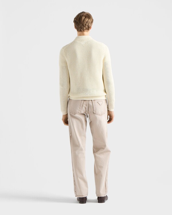 Linen and cotton cardigan - Natural Linen and cotton cardigan - Natural