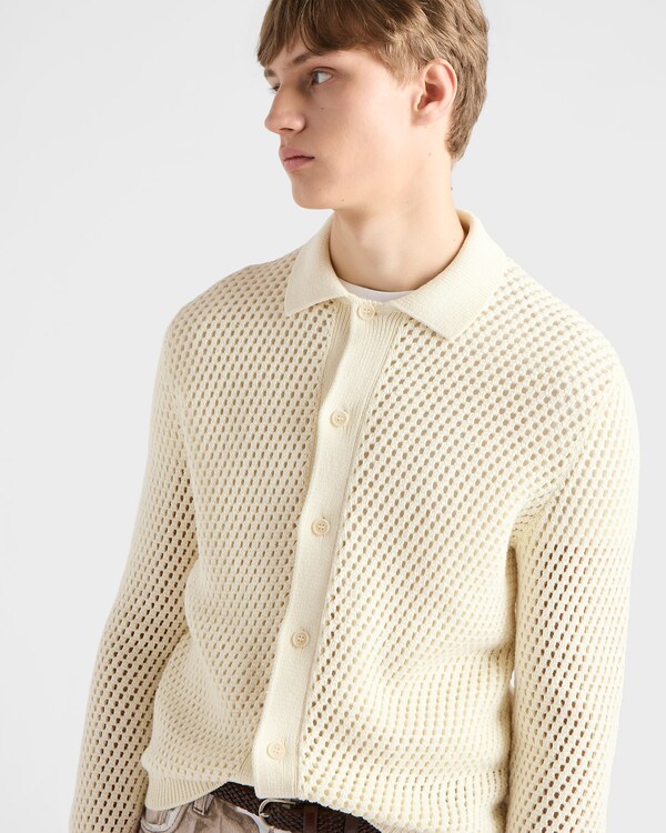 Linen and cotton cardigan - Natural Linen and cotton cardigan - Natural