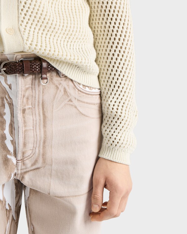 Linen and cotton cardigan - Natural Linen and cotton cardigan - Natural