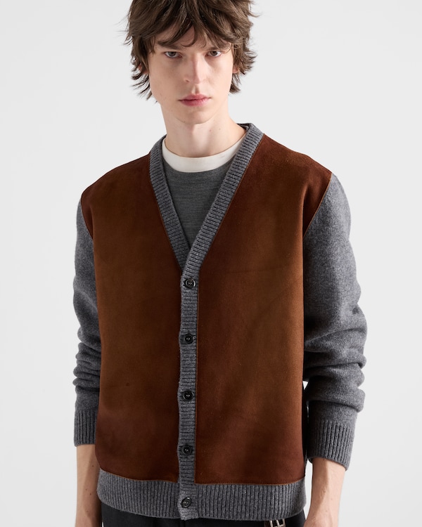 Cardigan en laine - Gris Ardoise Cardigan en laine - Gris Ardoise