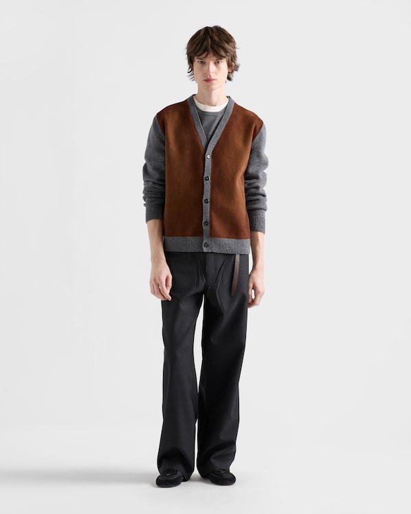 Cardigan en laine - Gris Ardoise Cardigan en laine - Gris Ardoise