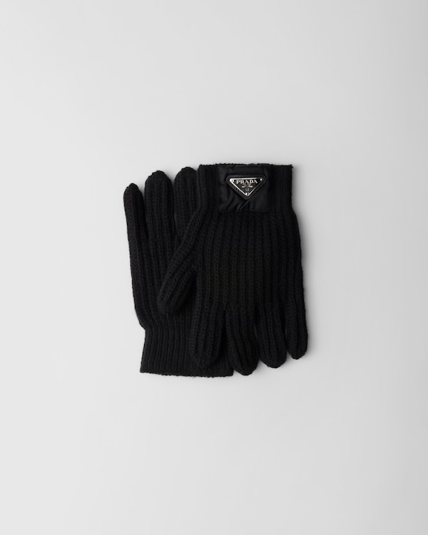 ブラック ナッパレザー グローブ | PRADA