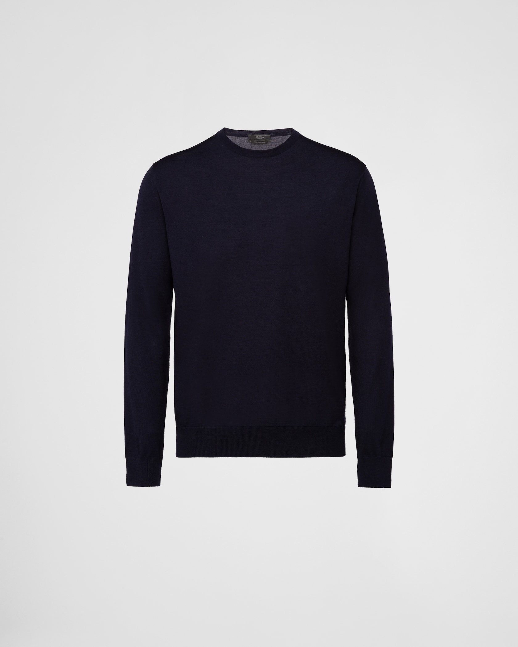 Prada Blue Wool Sweatshirt